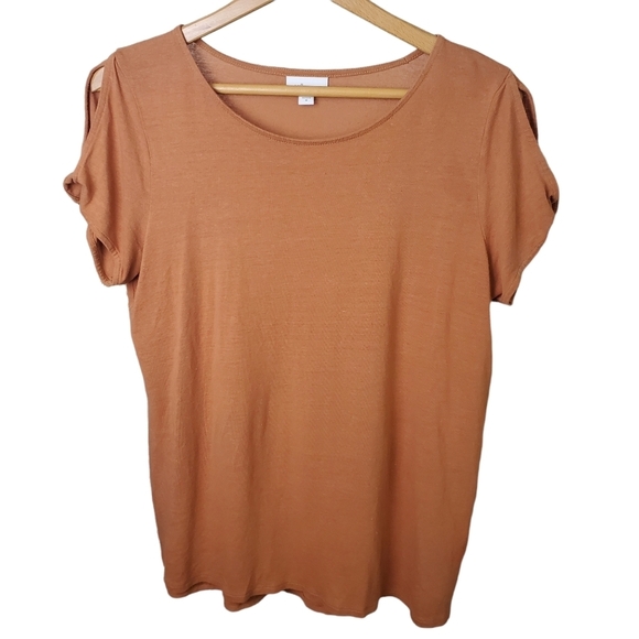 J. Jill Linen T-Shirt Size Medium - Picture 1 of 6